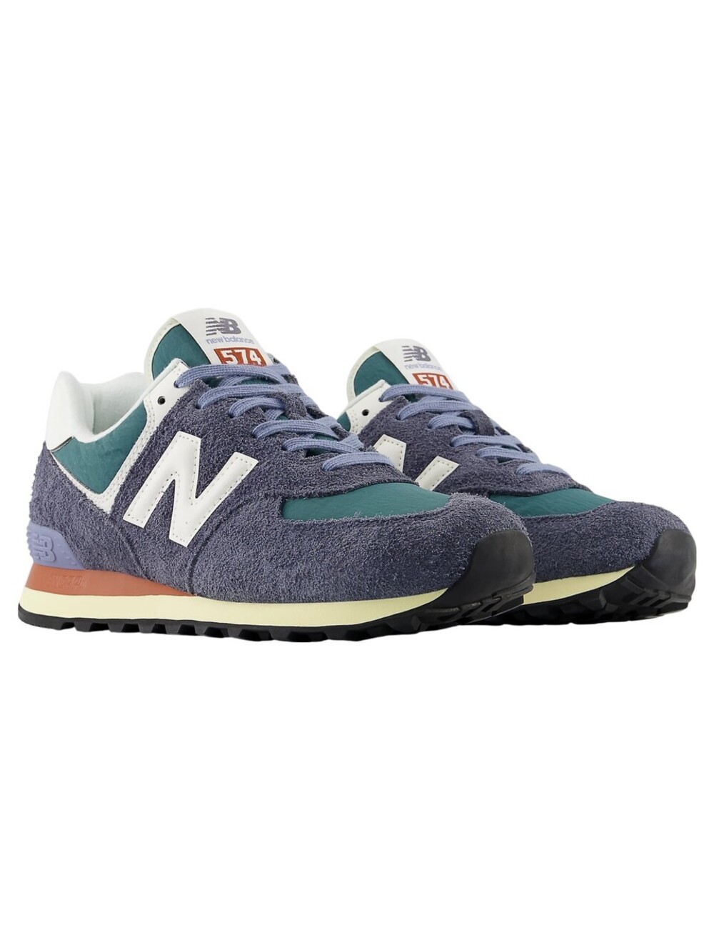 New Balance 574 U574WBG Dark Arctic Grey Sea Salt Sneakers Sz 10 Like New